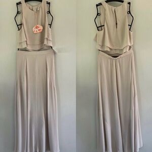 NWT Show Me Your MuMu Cream top and skirt set